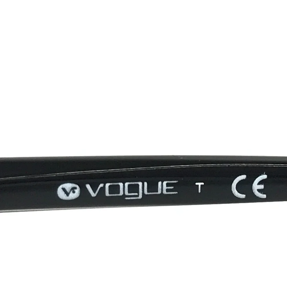 Vogue Eyeglasses Frames VO4073-B 352 Black Gold Rectangular Full Rim 51-17-135